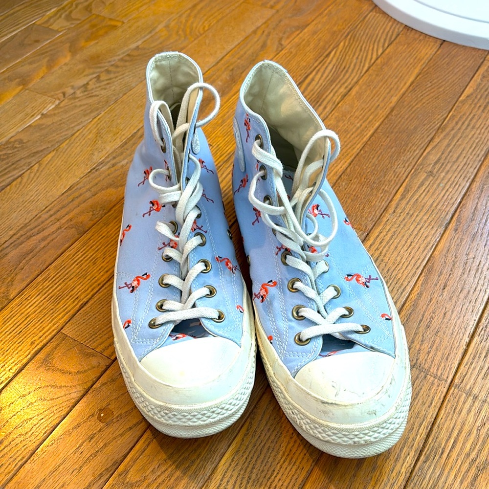 Converse Chuck Taylor Unisex Sky Blue Flamingo 70s High Top Sneakers